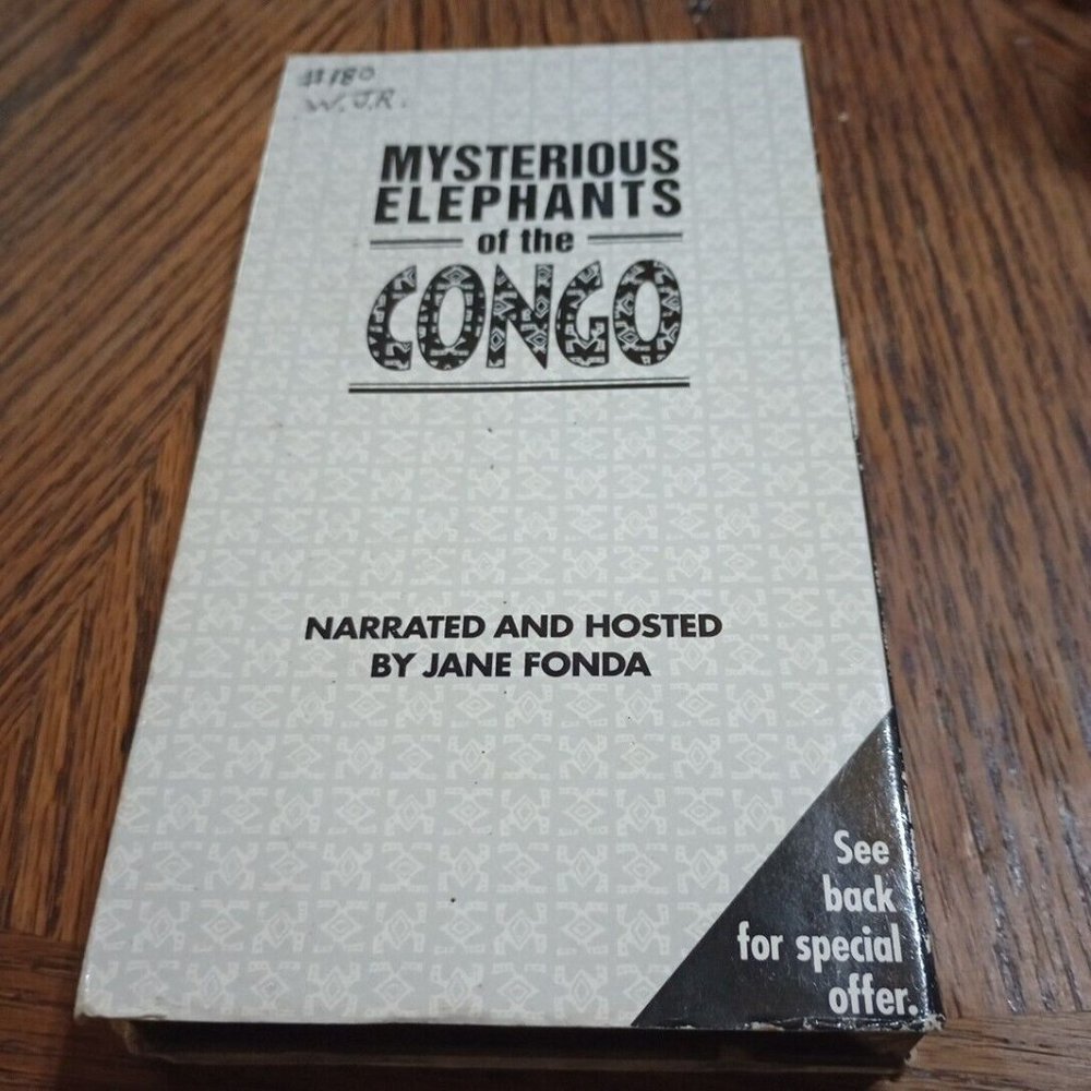 Mysterious Elephants of the Congo VHS Jane Fonda 1991